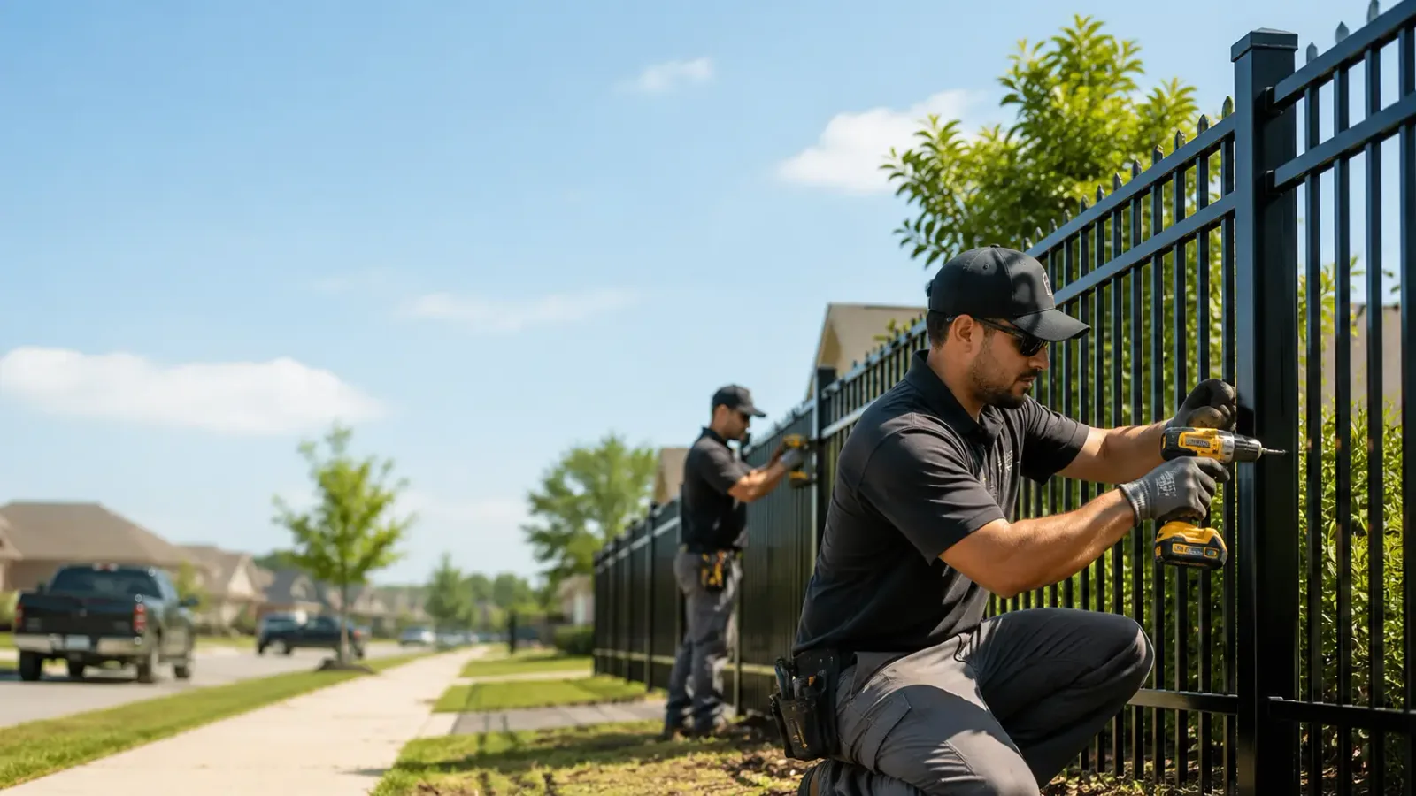 Metal Fence Installation in Boyce, LA